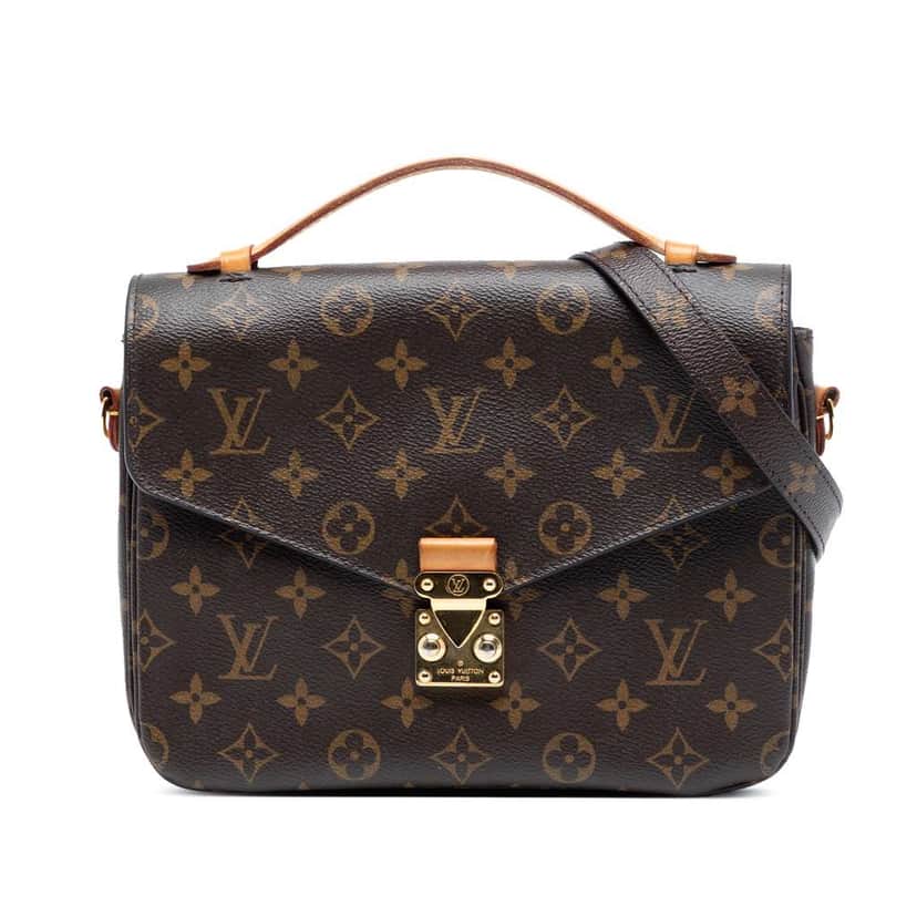 Louis Vuitton Monogram Pochette Metis Brown Very good condition - Front View