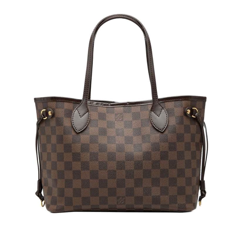 Louis Vuitton Damier Ebene Neverfull PM Brown Good condition - Front View