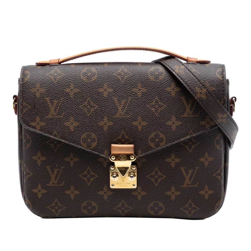 Louis Vuitton Monogram Pochette Metis Brown Very good condition - Front View