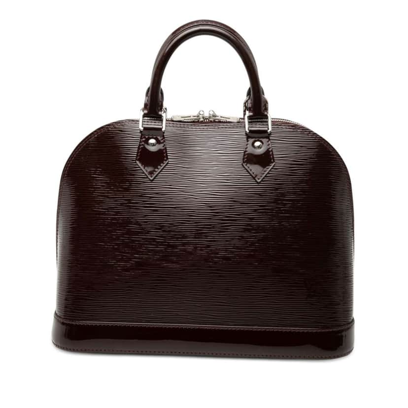 Louis Vuitton Electric Epi Alma PM Purple Leather Very good condition - Front View