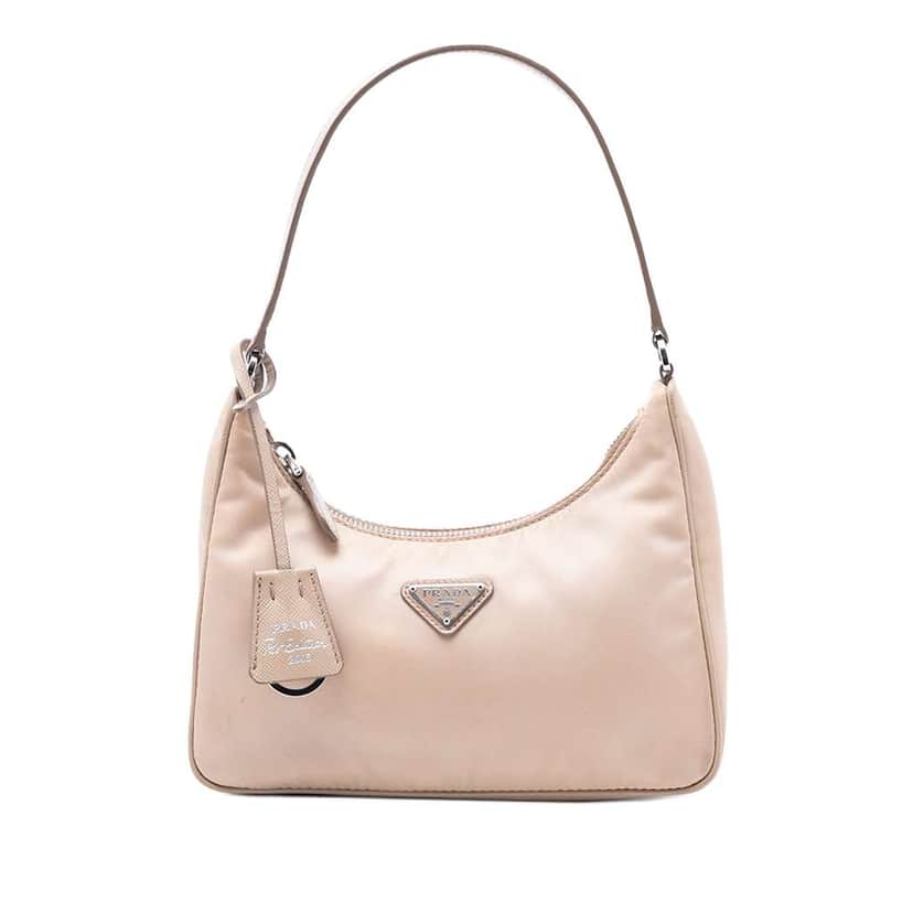 Prada Re Nylon Re Edition 2005 Shoulder Bag Brown Good condition - Front View