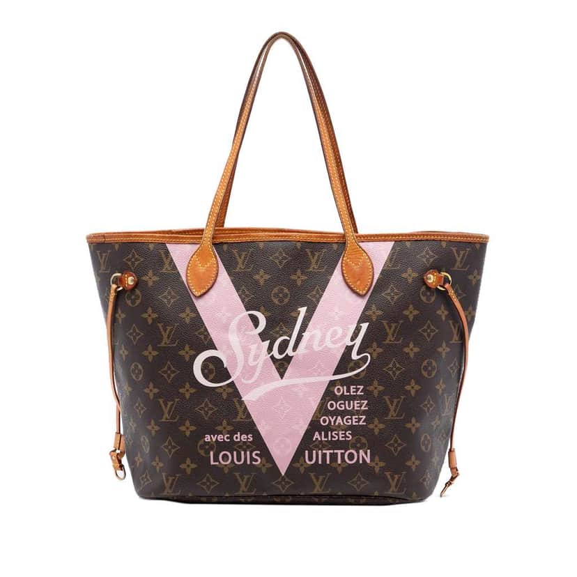 Louis Vuitton Limited Edition Monogram Sydney V Neverfull MM Brown Good condition - Front View