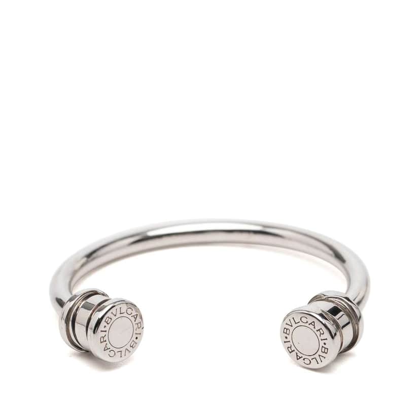 Bvlgari Sterling Silver B.Zero1 Key Ring Silver Silver Good condition - Front View