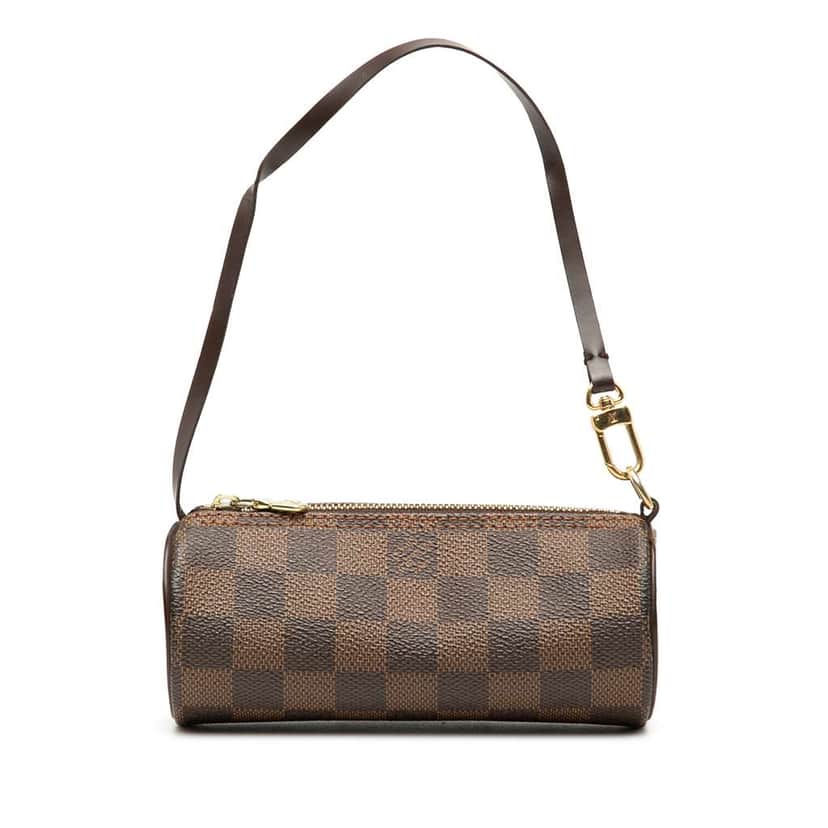 Louis Vuitton Damier Ebene Papillon Pochette Brown Fair condition - Front View