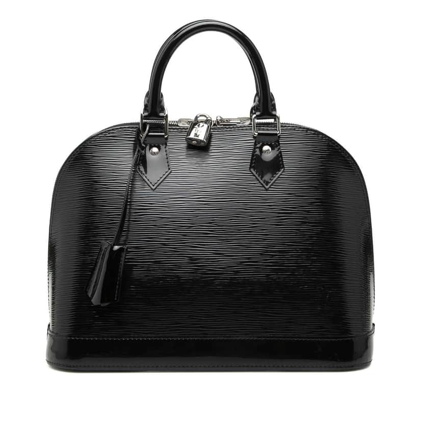 Louis Vuitton Electric Epi Alma PM Black Leather Very good condition - Front View
