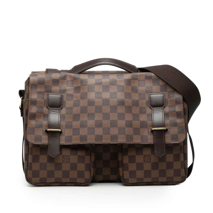 Louis Vuitton Damier Ebene Broadway Brown Good condition - Front View