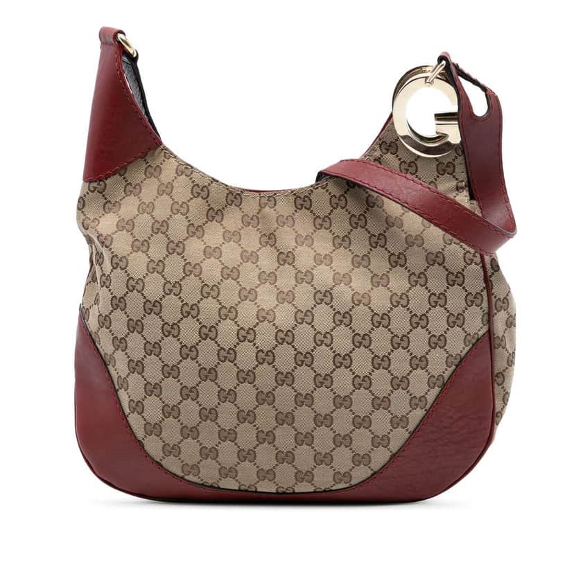 Gucci GG Canvas Charlotte Crossbody Beige Good condition - Front View