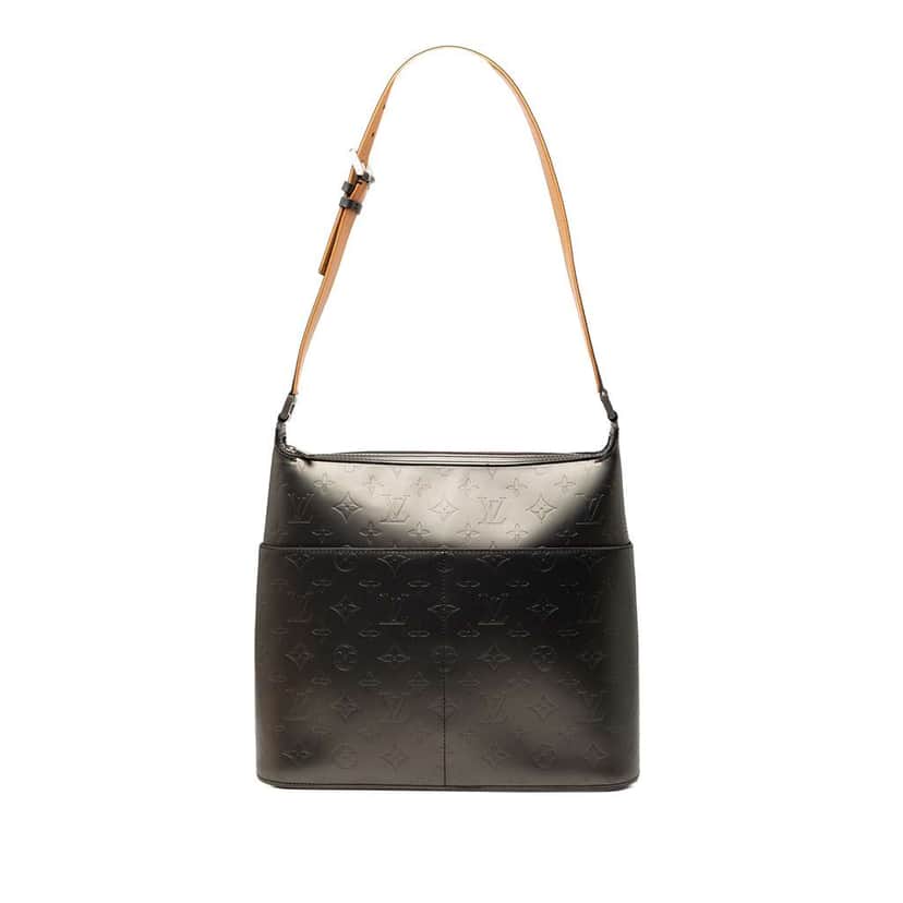 Louis Vuitton Monogram Mat Sutter Grey Leather Very good condition - Front View
