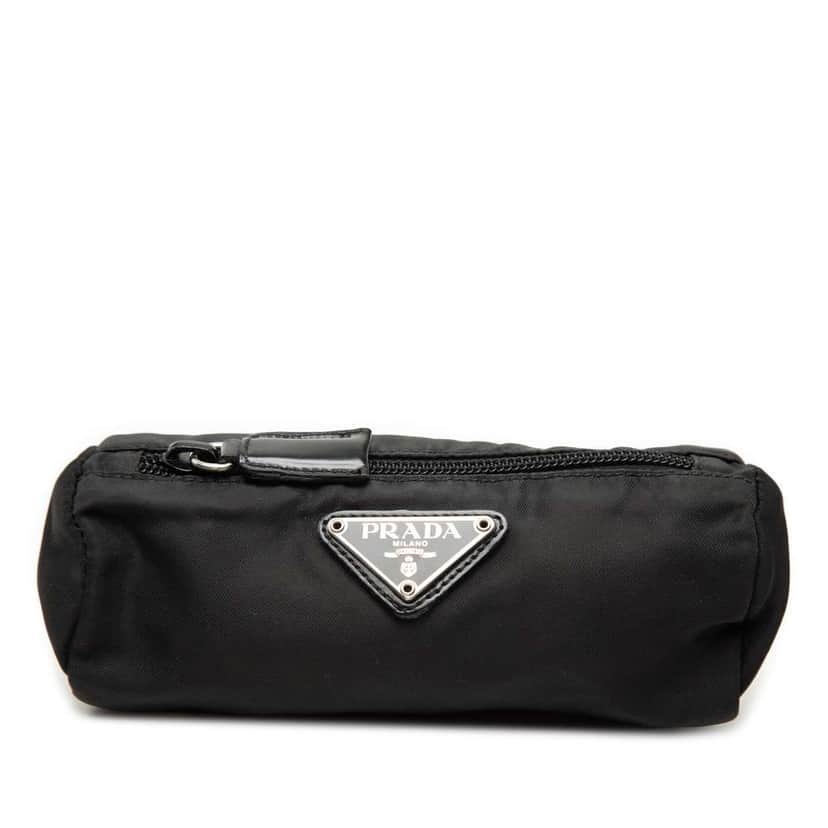 Prada Tessuto Pouch Black Good condition - Front View