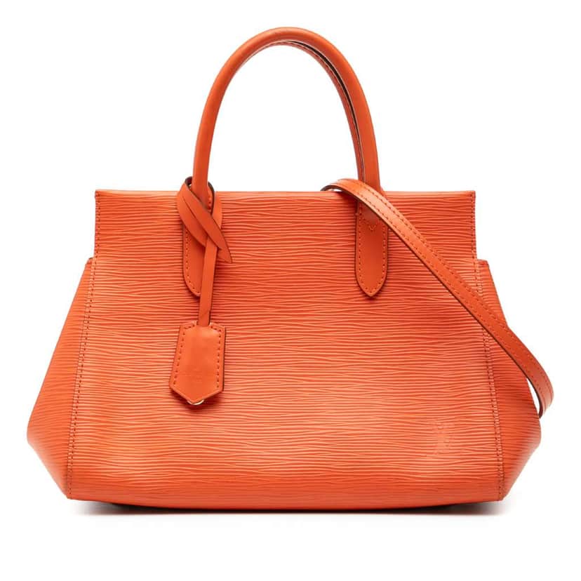 Louis Vuitton Epi Marly MM Orange Leather Very good condition - Front View