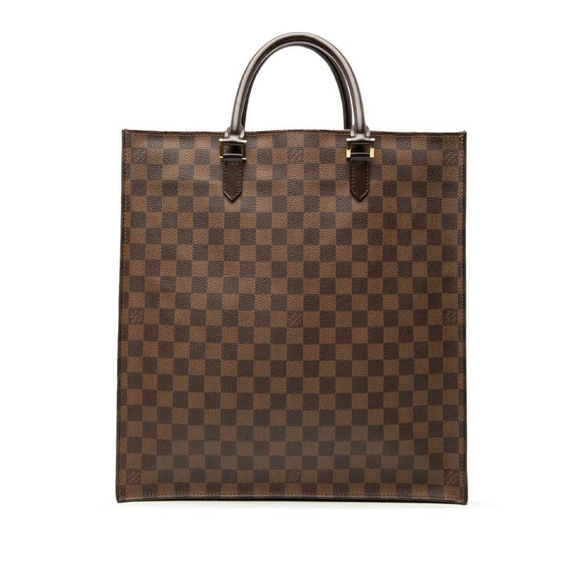 Louis Vuitton Damier Ebene Sac Plat Brown Very good condition - Front View