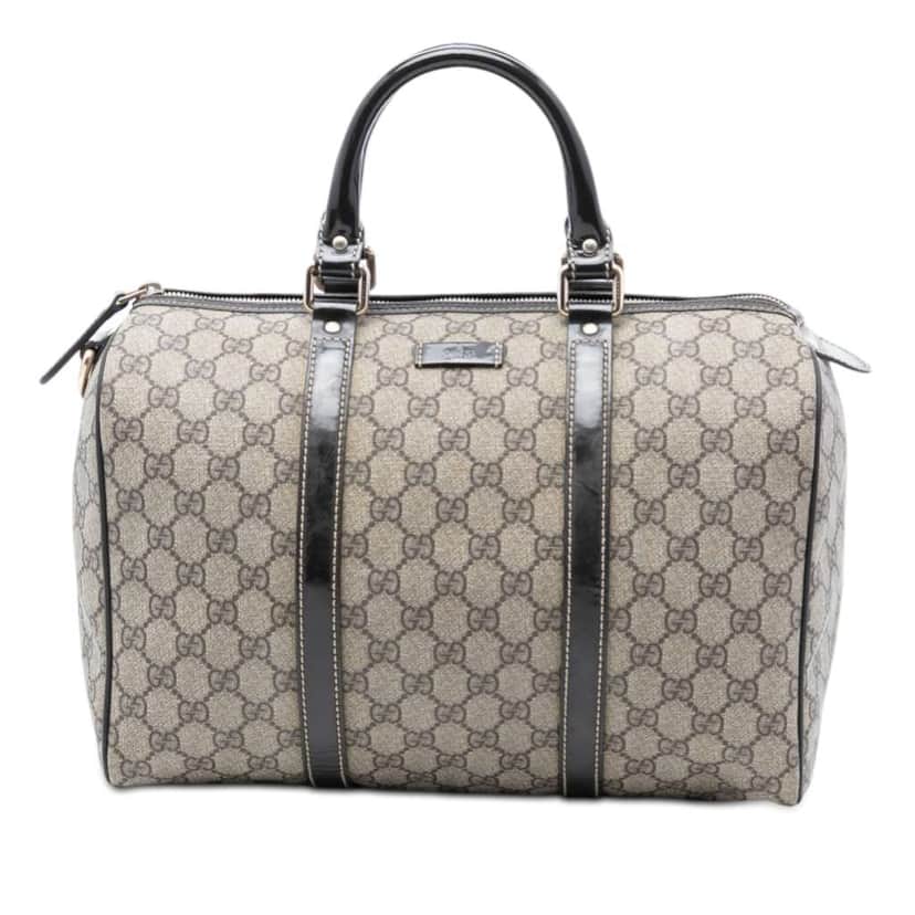 Gucci Medium GG Supreme Joy Boston Bag Beige Very good condition - Front View