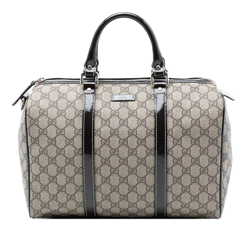 Gucci Medium GG Supreme Joy Boston Bag Beige Very good condition - Front View