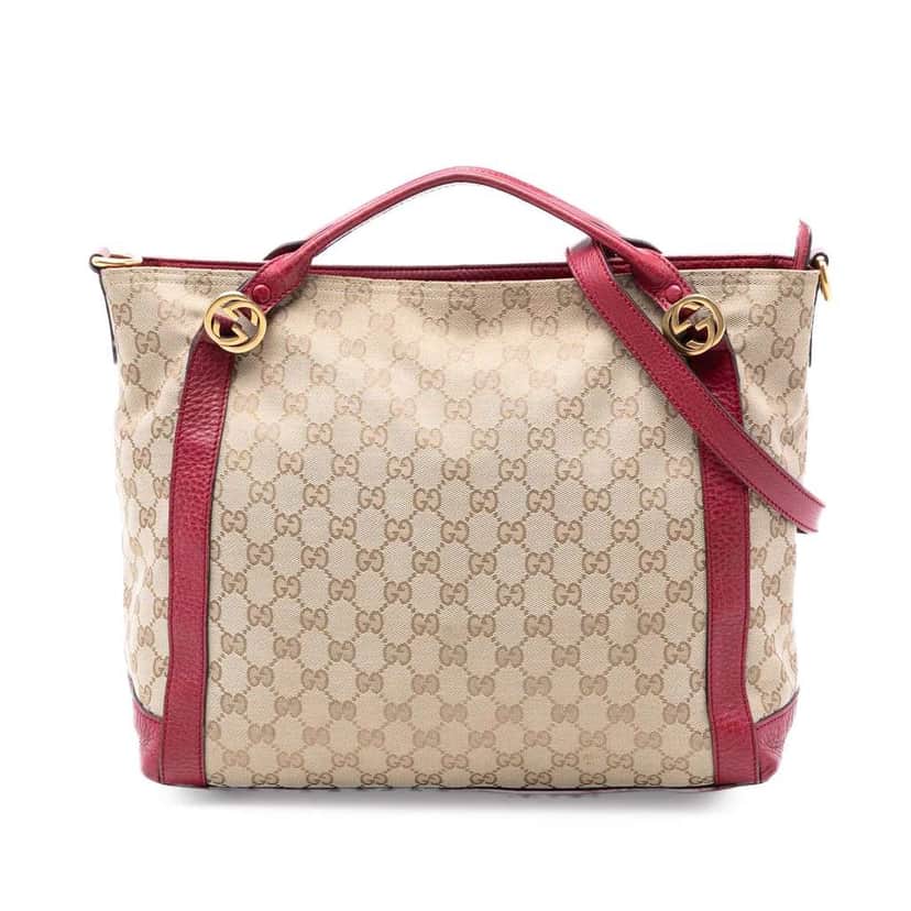 Gucci GG Canvas Miss GG Satchel Beige Very good condition - Front View