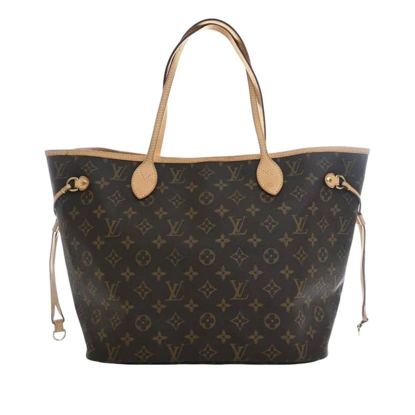 Louis Vuitton Monogram Neverfull MM Brown Good condition - Front View