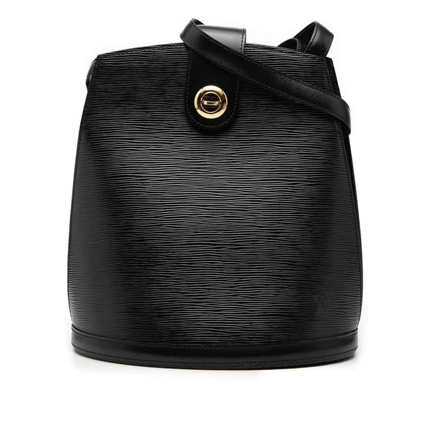 Louis Vuitton Epi Cluny Black Leather Very good condition - Front View