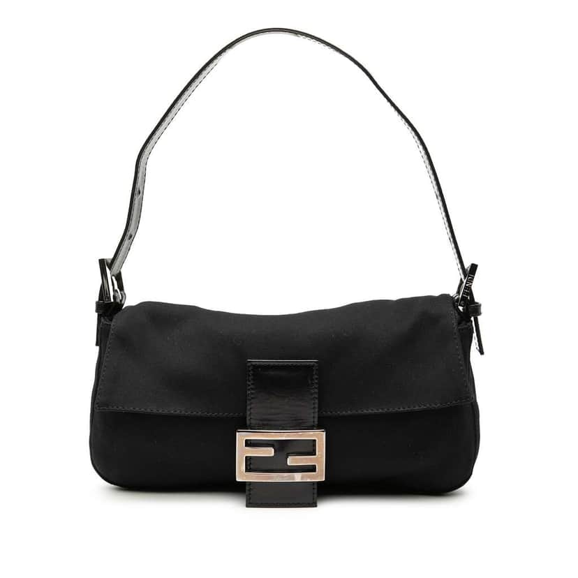 Fendi Neoprene Baguette Black Good condition - Front View