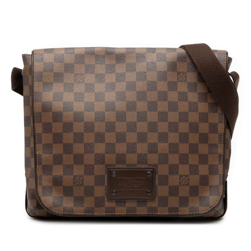 Louis Vuitton Damier Ebene Brooklyn MM Brown Good condition - Front View