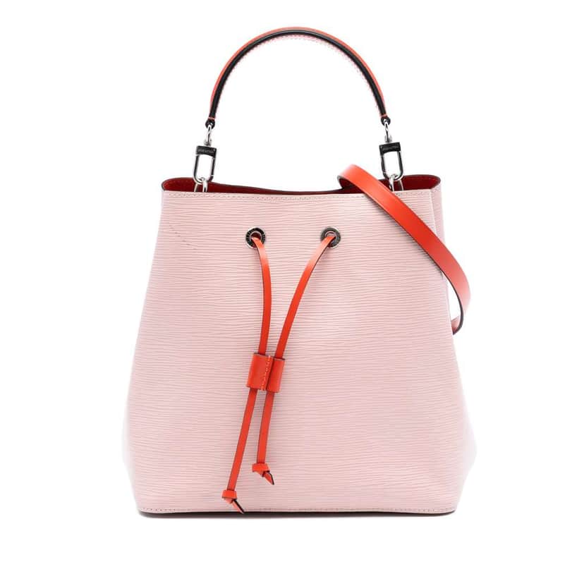 Louis Vuitton Epi Neonoe MM Pink Leather Good condition - Front View