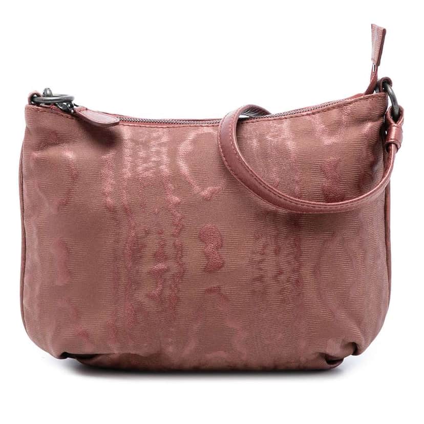 Bottega Veneta Metallic Leather Crossbody Red Leather Good condition - Front View