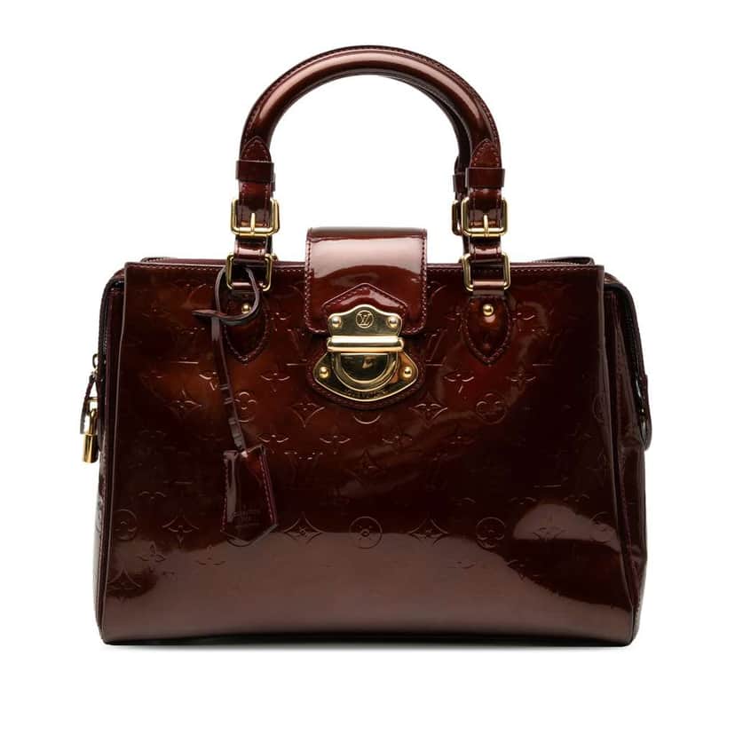 Louis Vuitton Monogram Vernis Melrose Avenue Red Leather Good condition - Front View