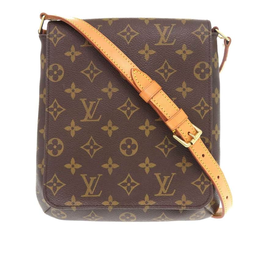 Louis Vuitton Monogram Musette Salsa PM Short Strap Brown Very good condition - Front View