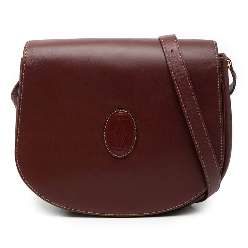 Cartier Leather Must De Cartier Crossbody Red Leather Very good condition - Front View