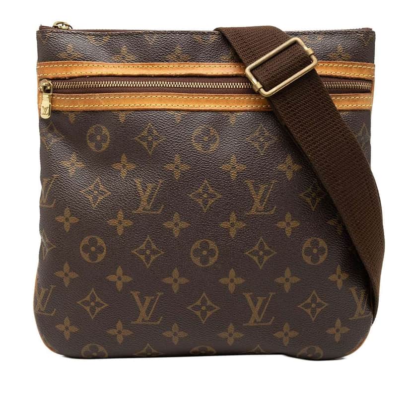 Louis Vuitton Monogram Bosphore Pochette Brown Good condition - Front View