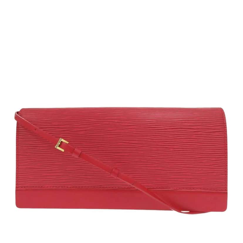Louis Vuitton Epi Honfleur Red Leather Good condition - Front View