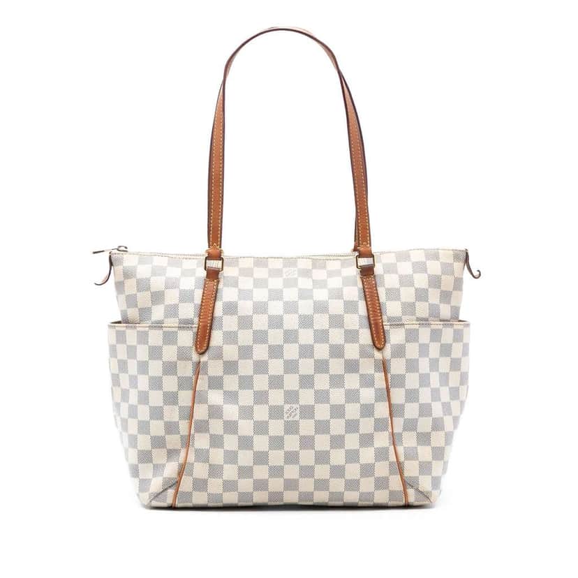 Louis Vuitton Damier Azur Totally MM White Good condition - Front View