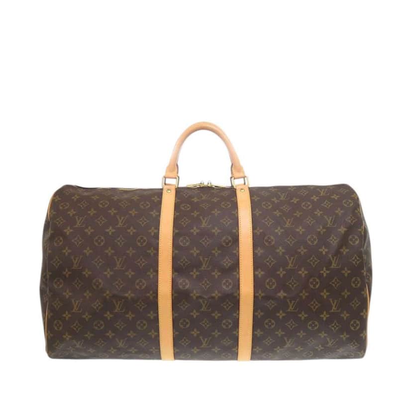 Louis Vuitton Monogram Keepall 60 Brown Good condition - Front View