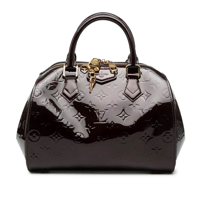 Louis Vuitton Monogram Vernis Montana Purple Leather Good condition - Front View