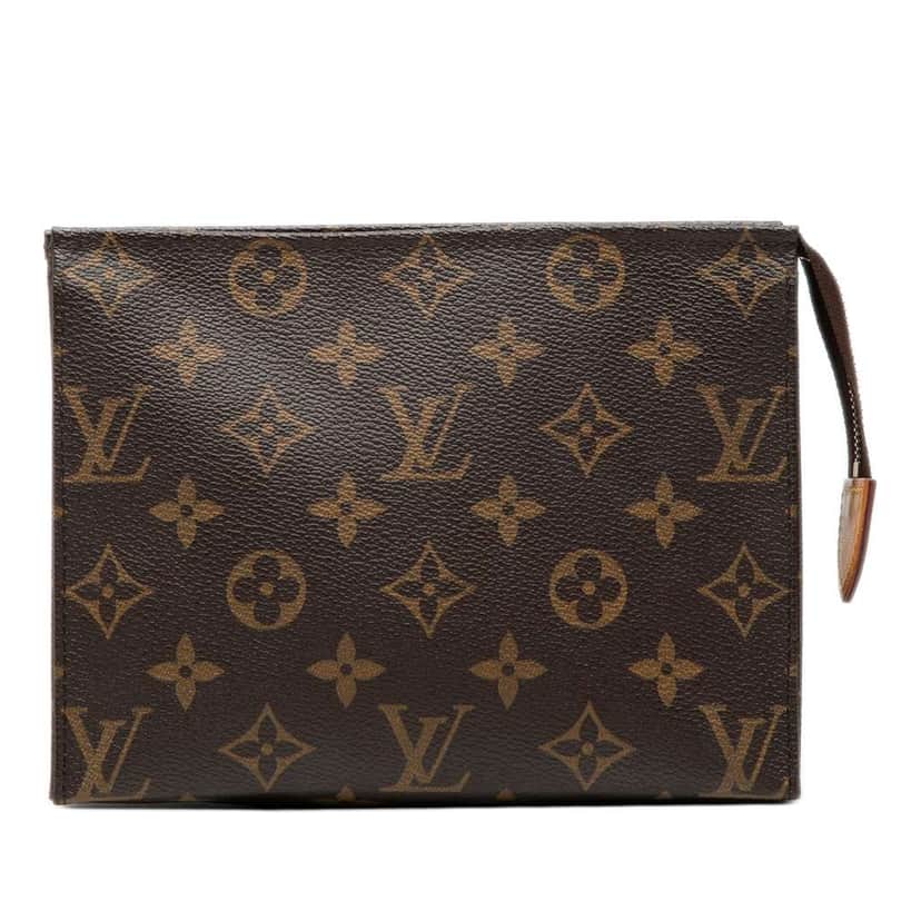 Louis Vuitton Monogram Toiletry Pouch 19 Brown Good condition - Front View