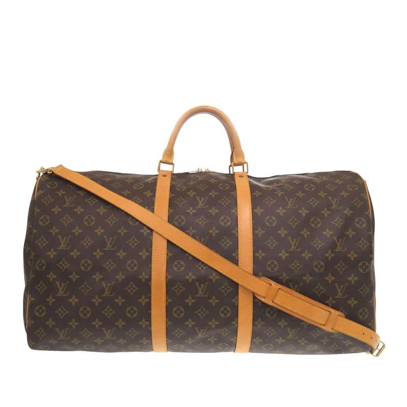 Louis Vuitton Monogram Keepall Bandouliere 60 Brown Good condition - Front View
