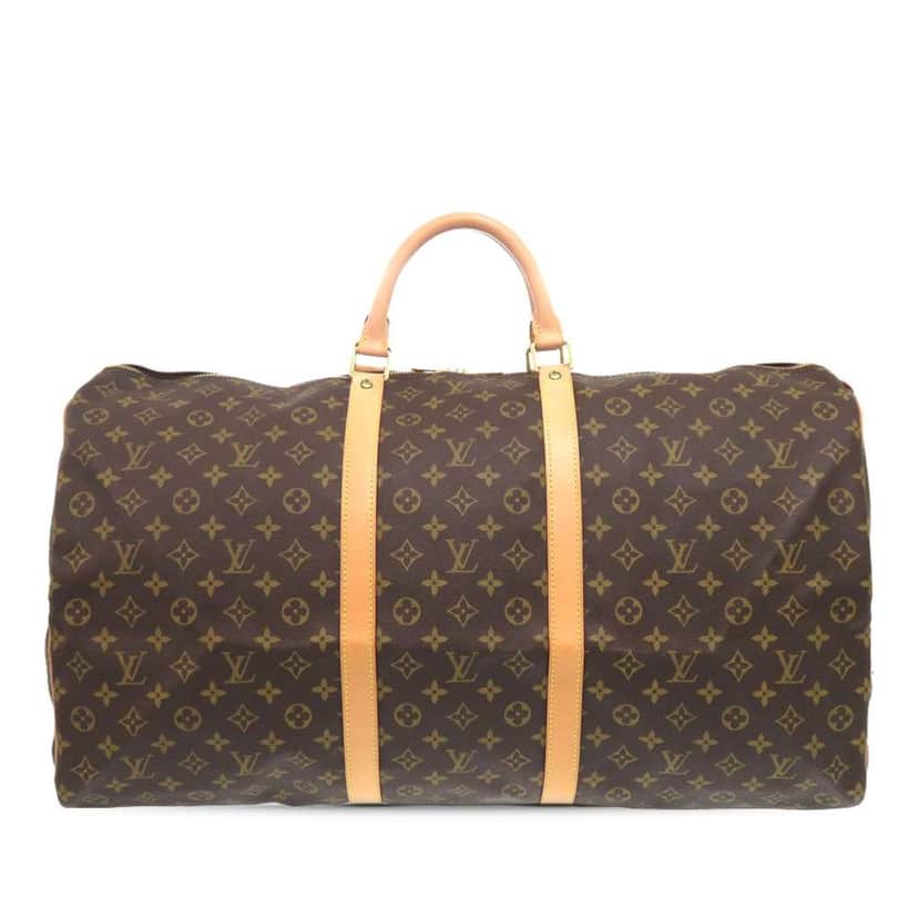 Louis Vuitton Monogram Keepall 60 Brown Very good condition - Front View
