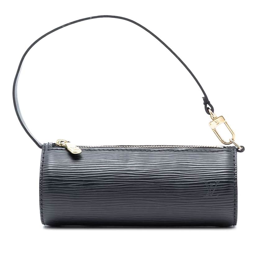 Louis Vuitton Epi Pochette Papillon Black Leather Very good condition - Front View