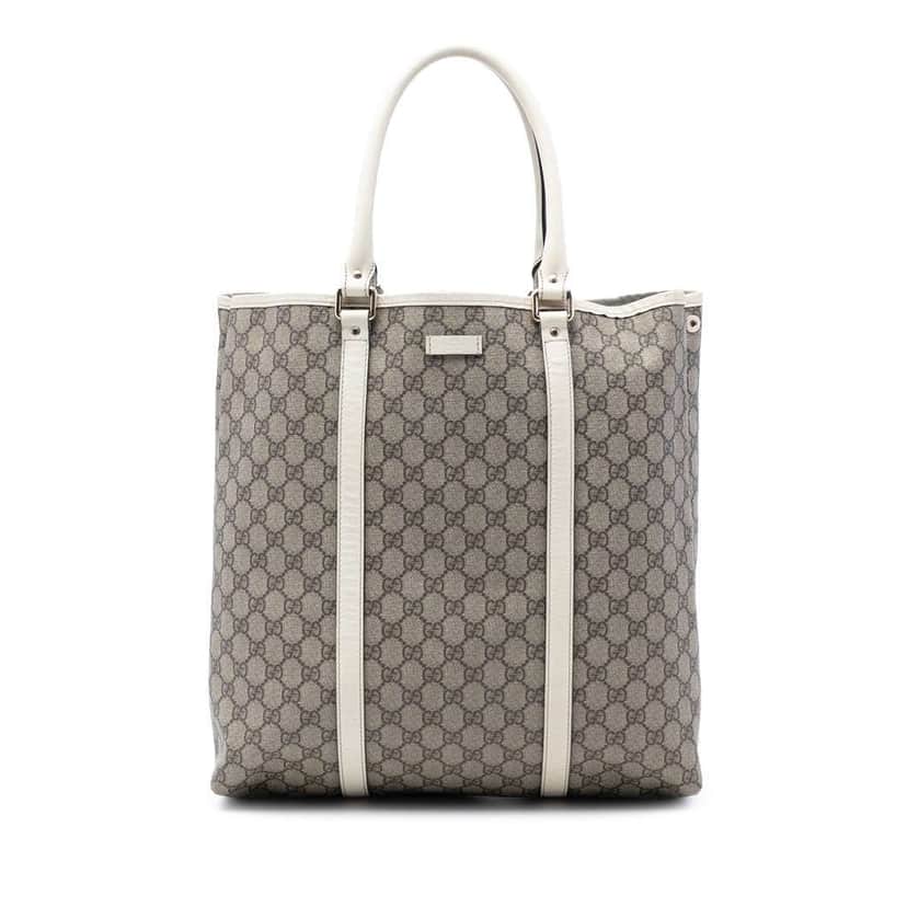 Gucci GG Supreme Joy Vertical Tote Beige Very good condition - Front View