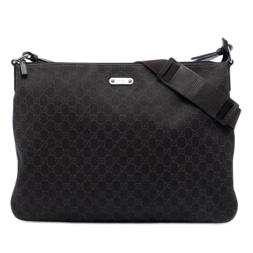 Gucci GG Denim Crossbody Brown Denim Very good condition - Front View