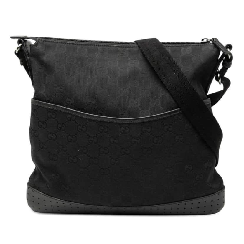 Gucci GG Canvas Crossbody Black Canvas Good condition - Front View