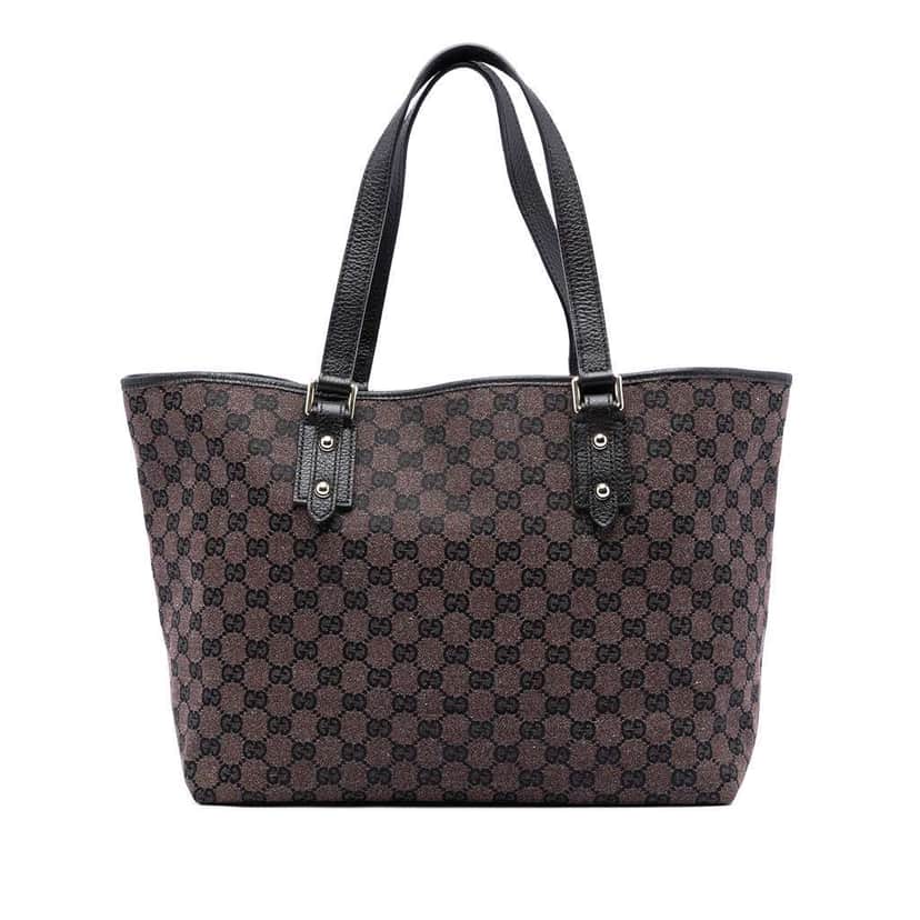 Gucci GG Canvas Tote Brown Canvas Very good condition - Front View
