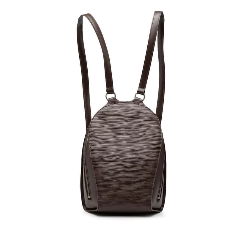 Louis Vuitton Epi Mabillon Brown Leather Very good condition - Front View