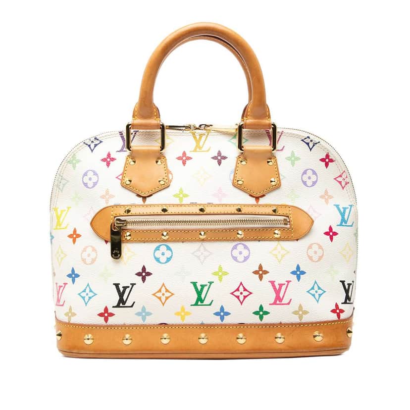 Louis Vuitton Monogram Multicolore Alma PM White Good condition - Front View