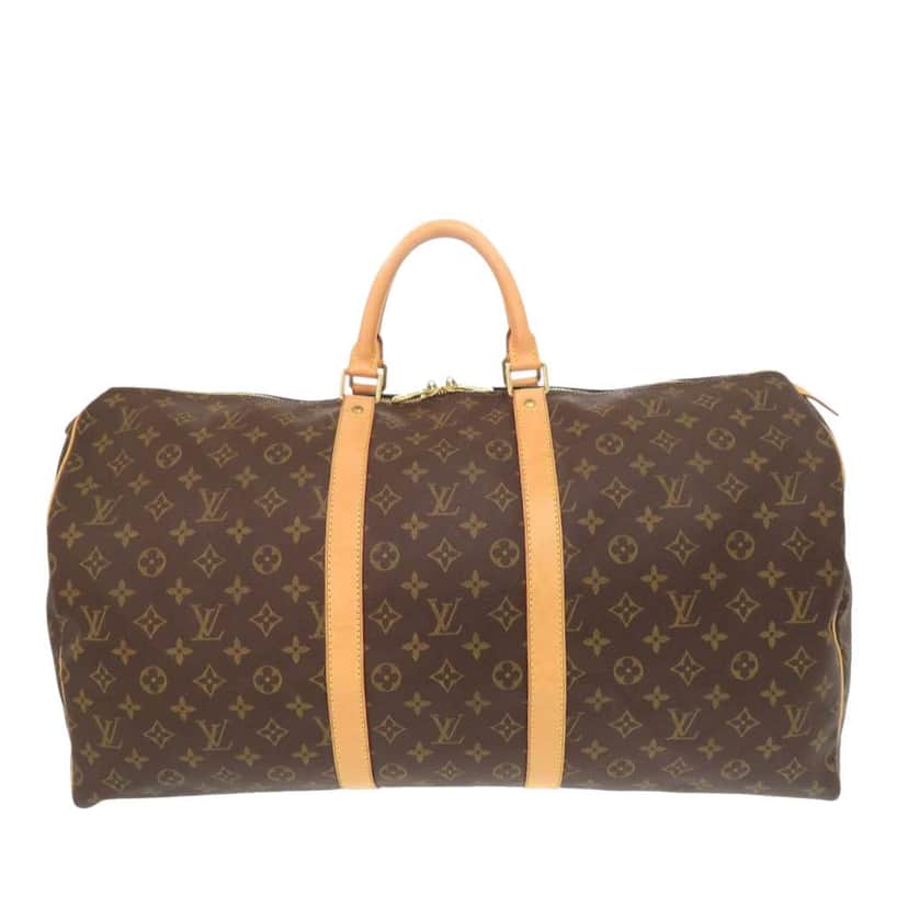 Louis Vuitton Monogram Keepall 55 Brown Good condition - Front View