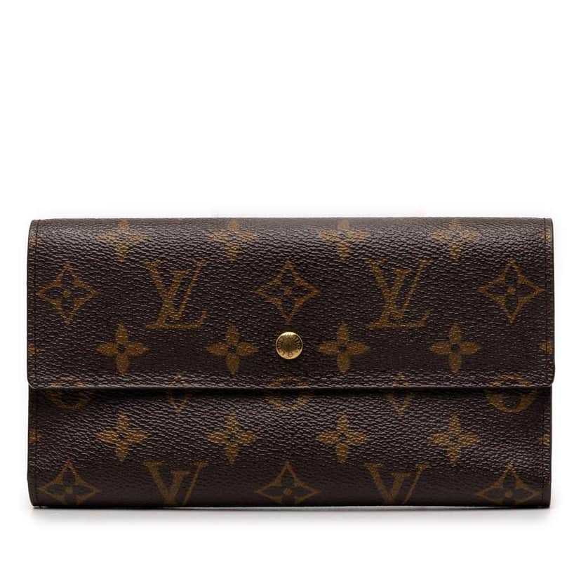 Louis Vuitton Monogram Porte Tresor International Wallet Brown Good condition - Front View