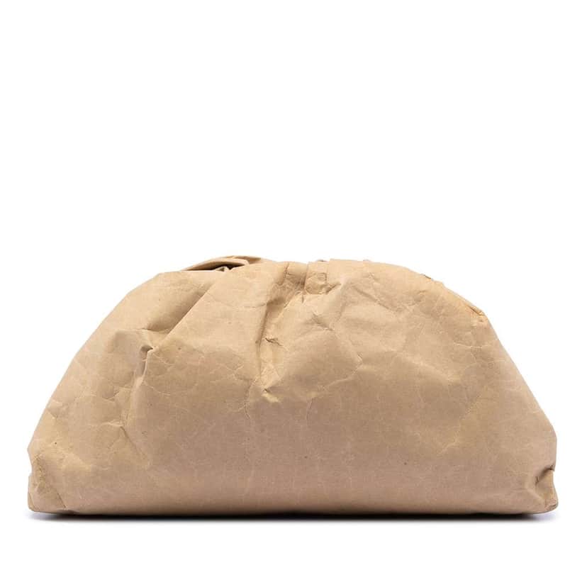 Bottega Veneta Kraft Paper The Pouch Beige Good condition - Front View