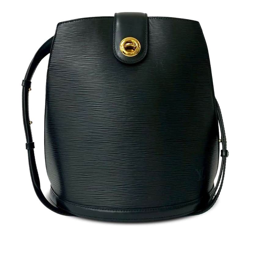 Louis Vuitton Epi Cluny Black Leather Good condition - Front View