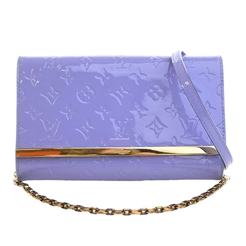 Louis Vuitton Monogram Vernis Ana Purple Leather Good condition - Front View
