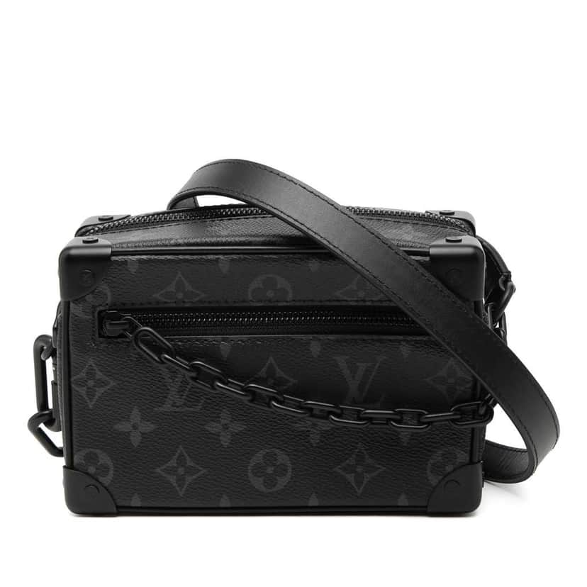 Louis Vuitton Monogram Eclipse Mini Soft Trunk Black Good condition - Front View