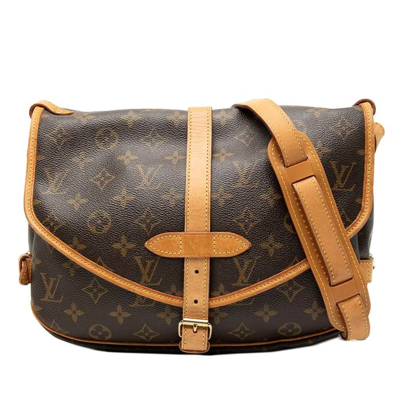 Louis Vuitton Monogram Saumur 30 Brown Fair condition - Front View