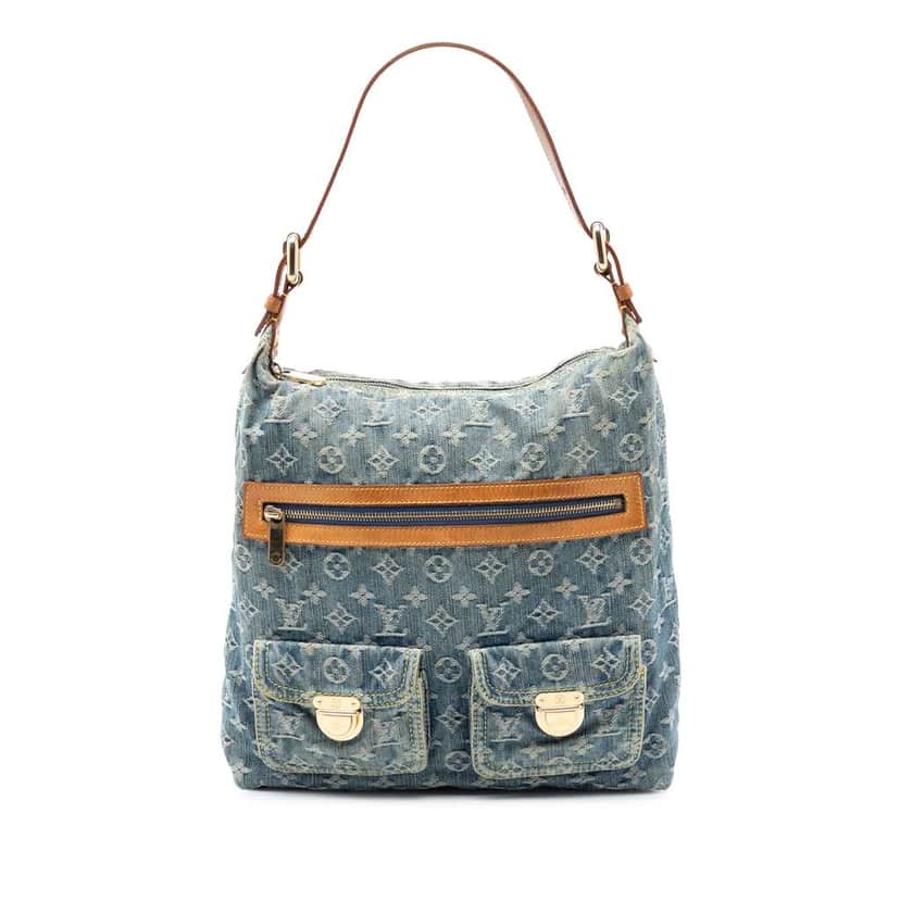 Louis Vuitton Monogram Denim Baggy GM Blue Denim Very good condition - Front View